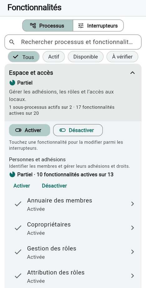 L’ordre d’activation