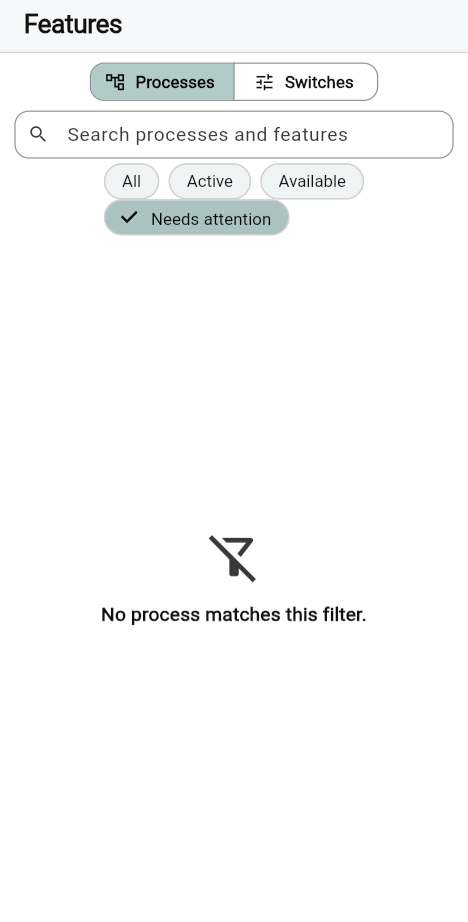 Switch a feature on safely