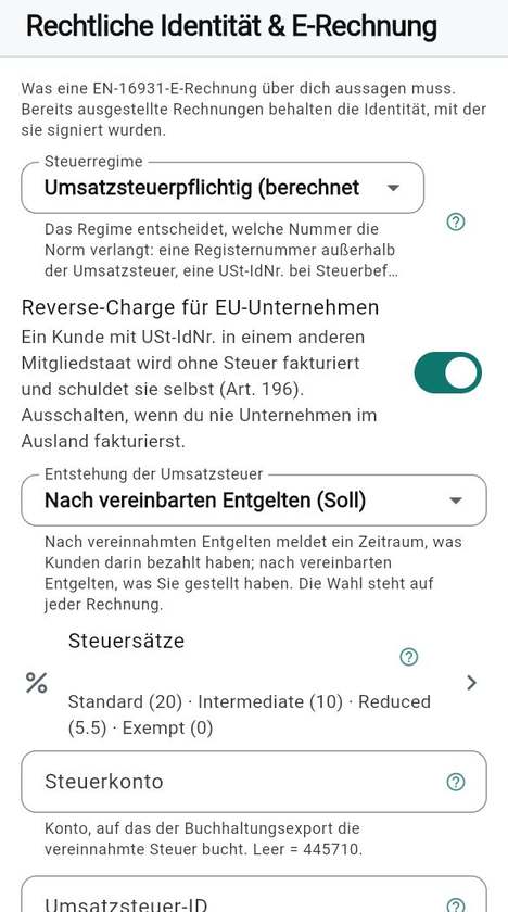 Ihre rechtliche Identität, und was Sie Ihren Steuerberater fragen