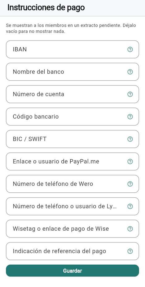 Cómo le pagan los miembros
