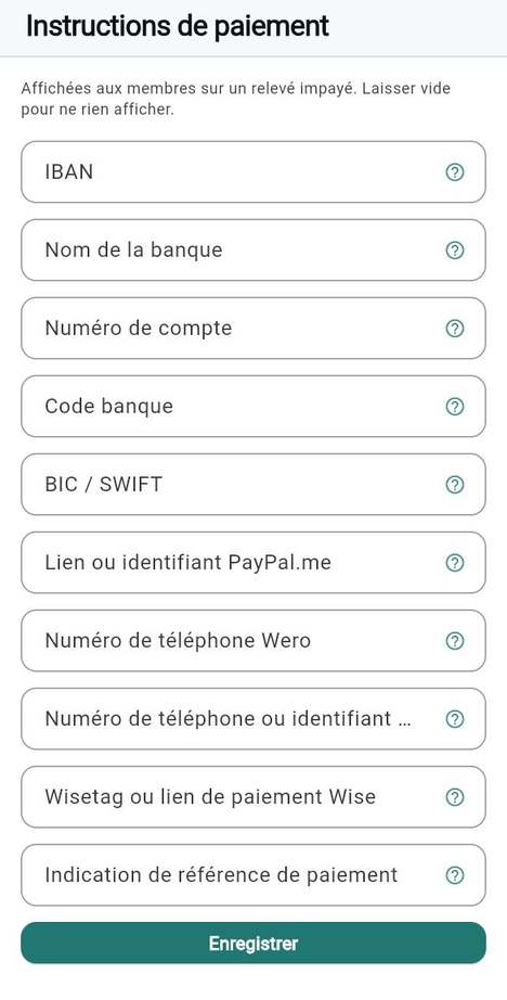 Comment les membres vous paient