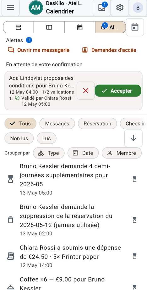 Qui est prévenu de quoi