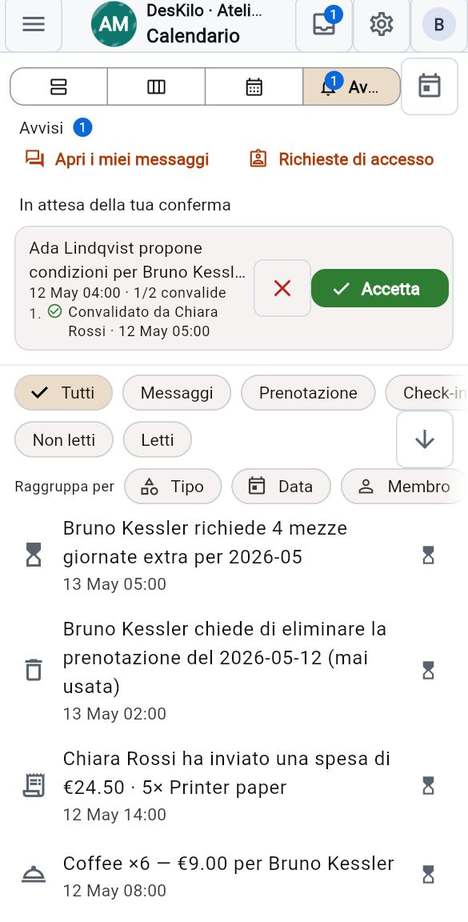 Chi viene informato di che cosa