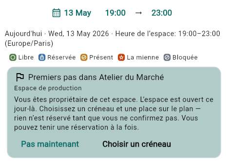 Vérifier votre espace