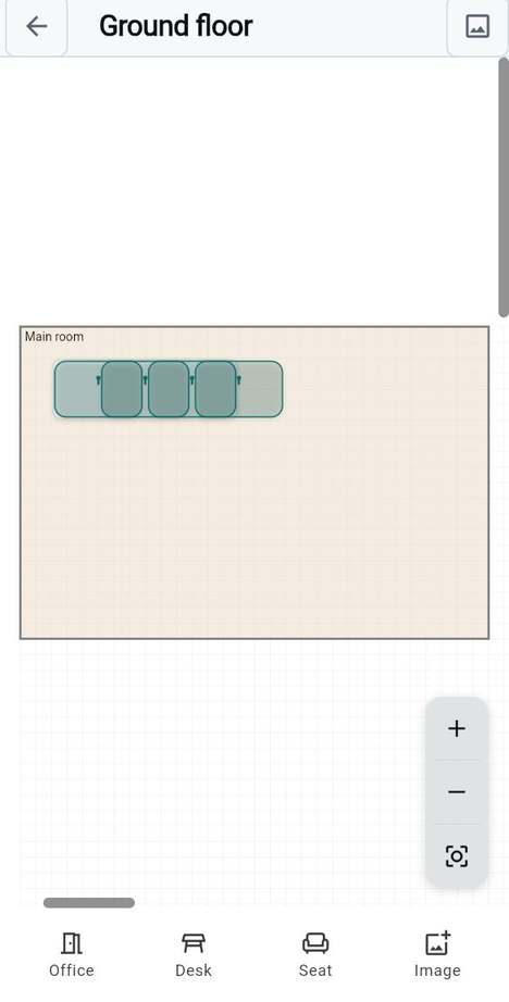The floor plan
