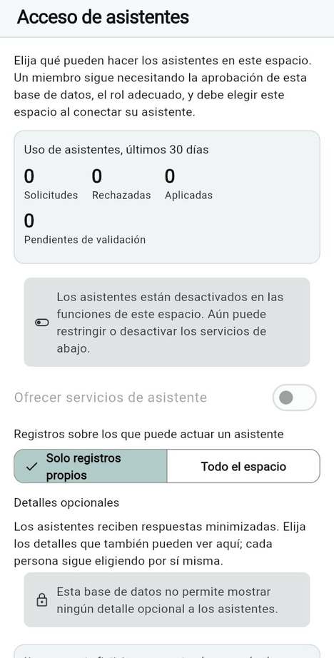 Ayuda de un asistente de IA