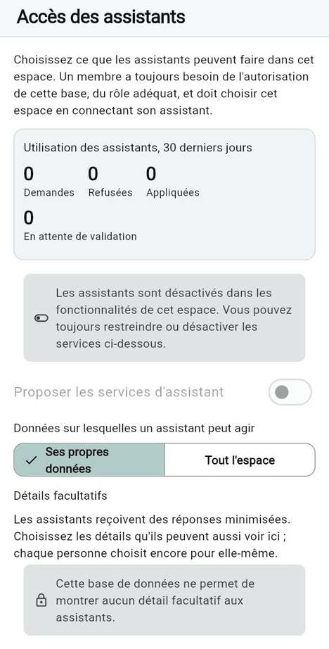 L'aide d'un assistant IA