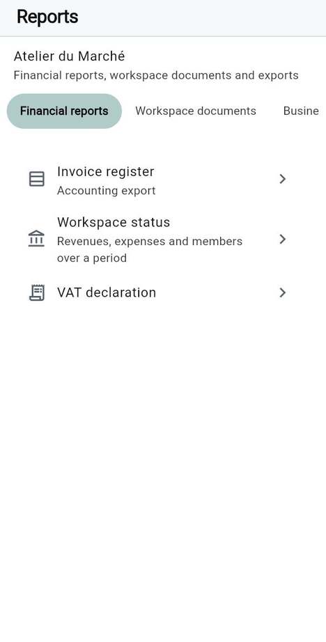 The documents the app produces