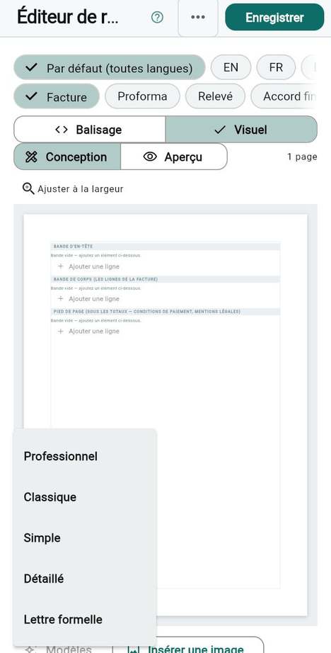 L'ordre à suivre
