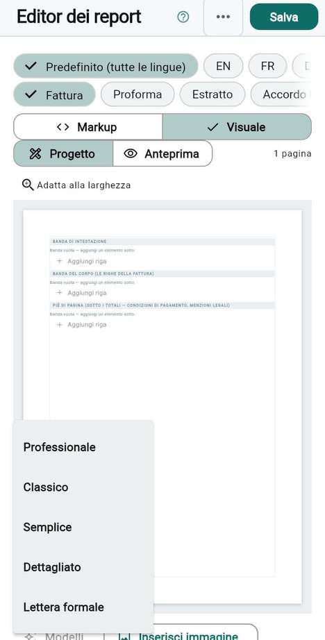 La sequenza da seguire