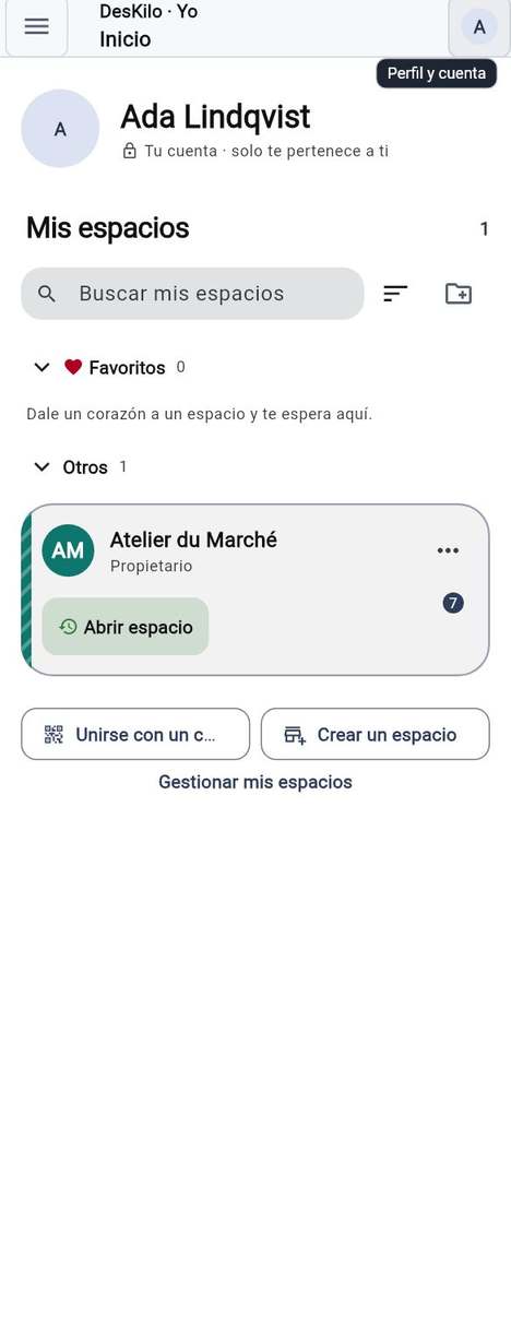 Un espacio tiene dos caras