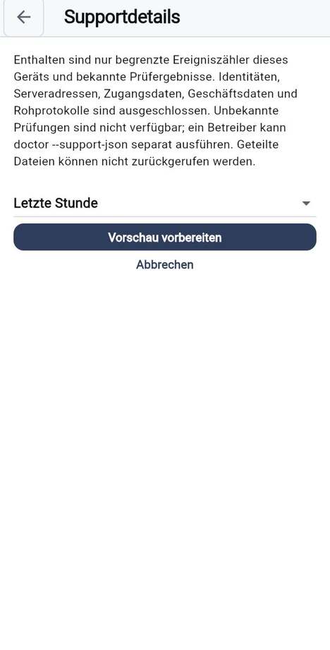 Supportdetails