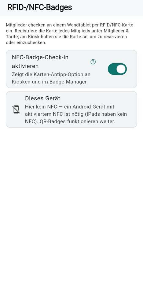NFC-Badge-Check-in