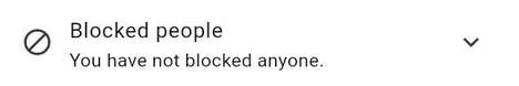 Block someone