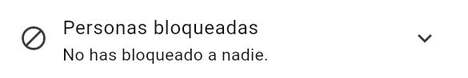 Bloquear a alguien