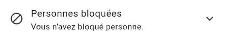 Bloquer quelqu'un
