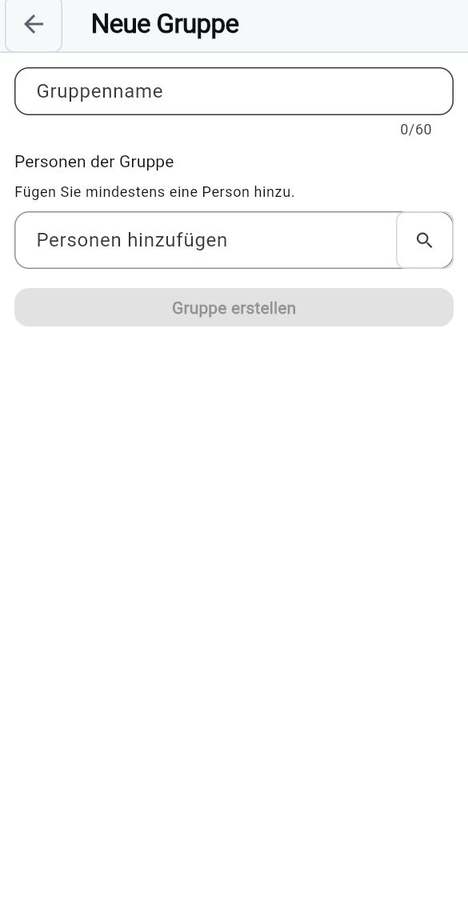 Eine Unterhaltung oder eine Gruppe beginnen
