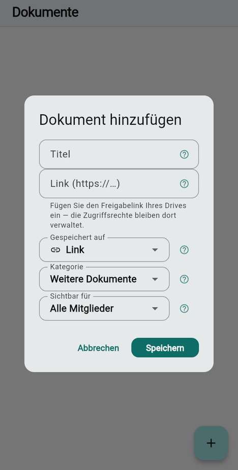 Ein Dokument zur Bibliothek hinzufügen