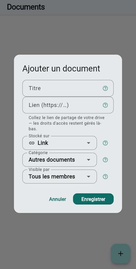 Ajouter un document à la bibliothèque