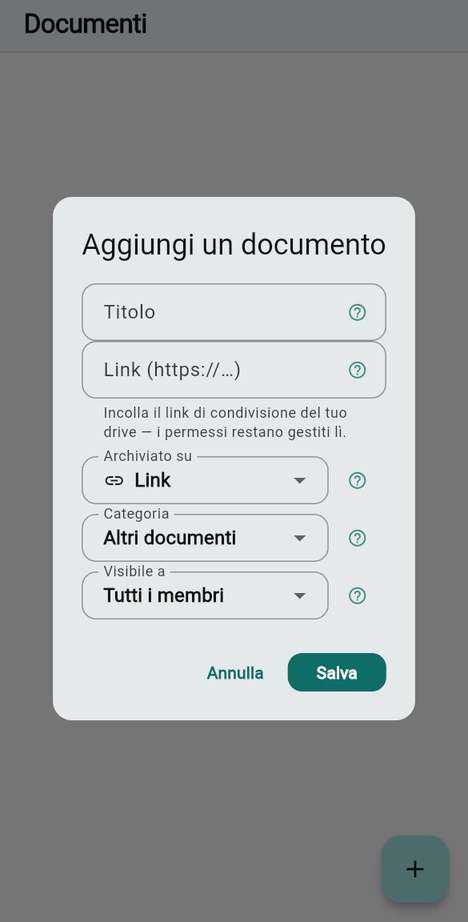 Aggiungere un documento alla biblioteca