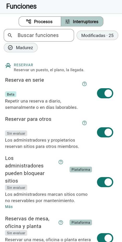 Un interruptor de función