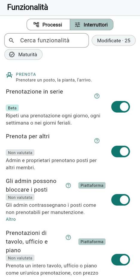 Un interruttore di funzionalità