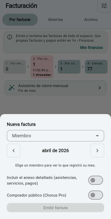 Emitir una factura