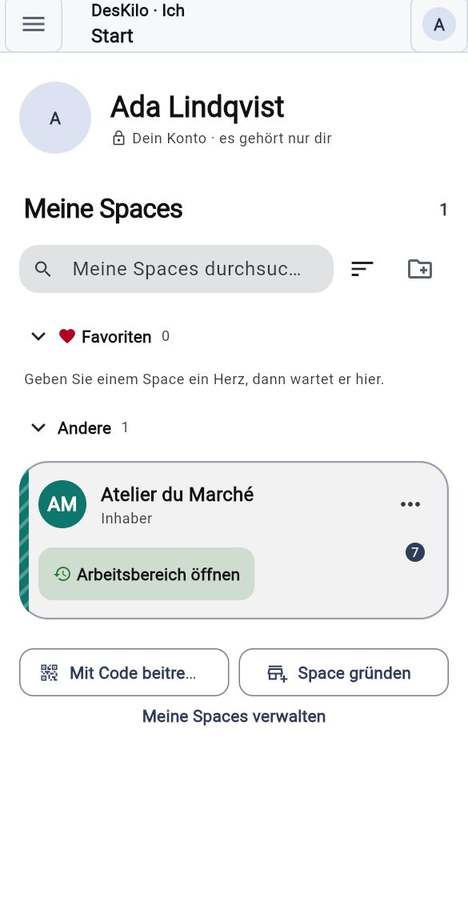 Ich: Ihr Zuhause und Ihre Spaces