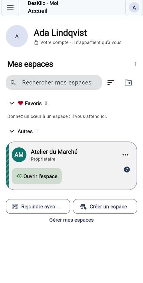 Moi : votre accueil et vos espaces