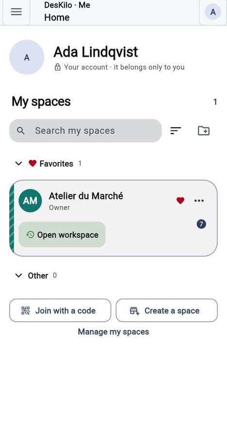 Keep your spaces in order