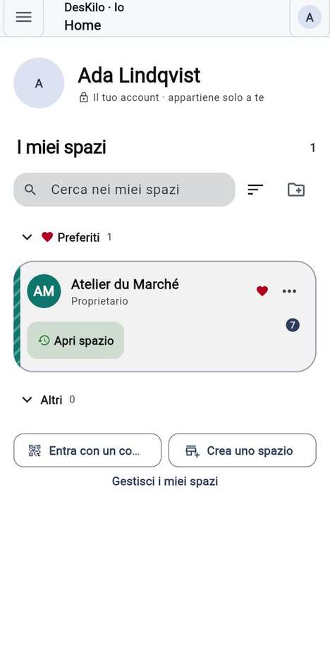 Tenere in ordine i propri spazi
