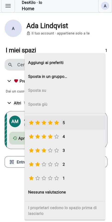 Tenere in ordine i propri spazi