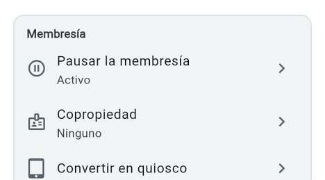 Las acciones del miembro