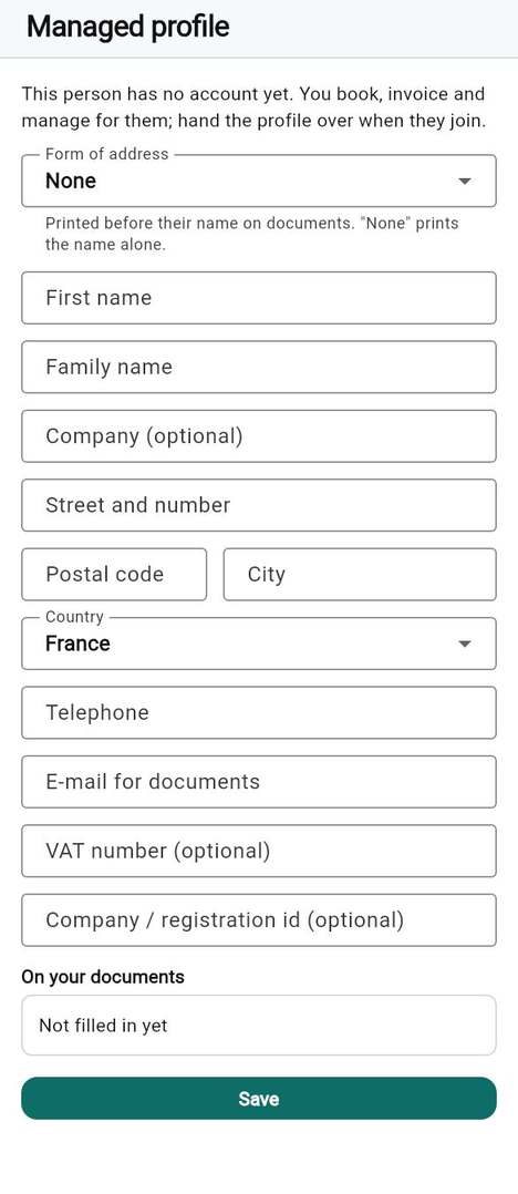 Add a managed profile