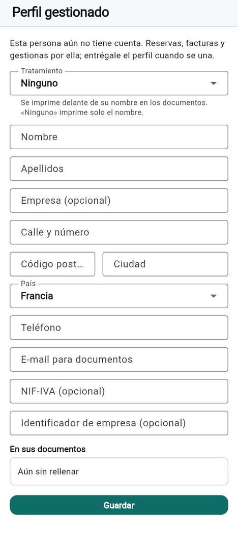 Añada un perfil gestionado