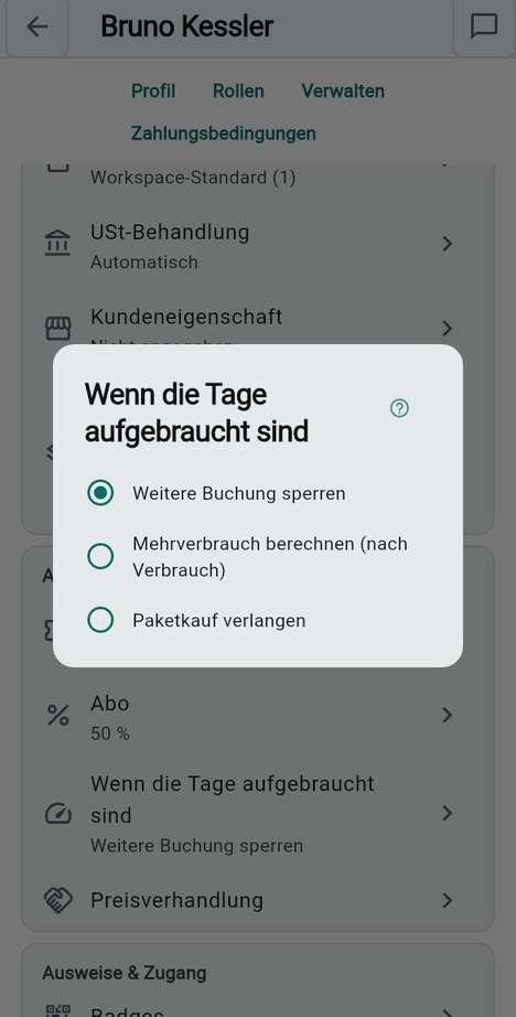 Wenn die Tage aufgebraucht sind
