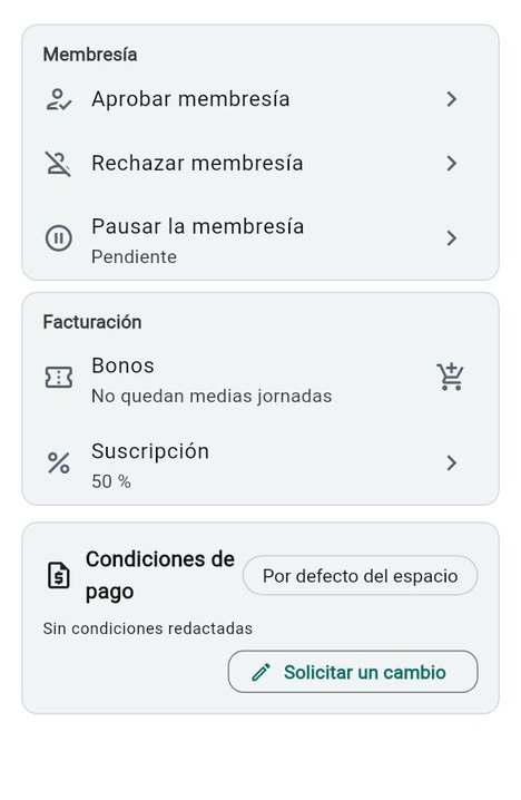 Miembros pendientes y en pausa
