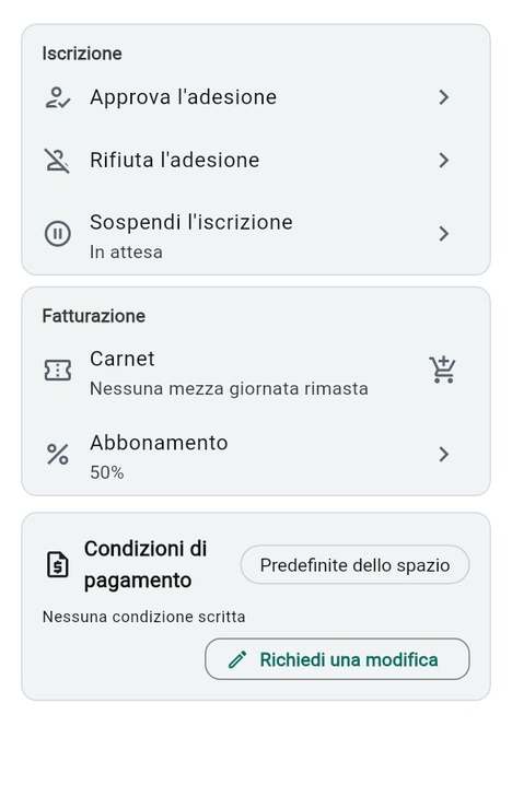 Membri in attesa e in pausa