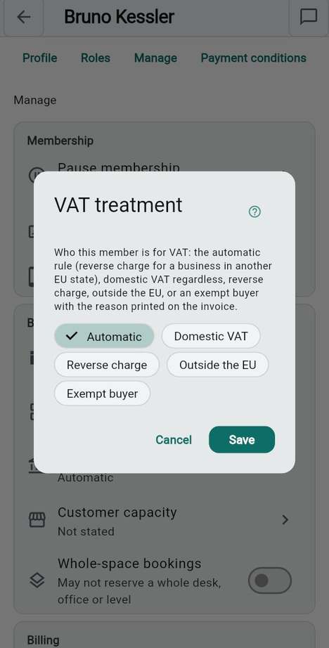 VAT treatment