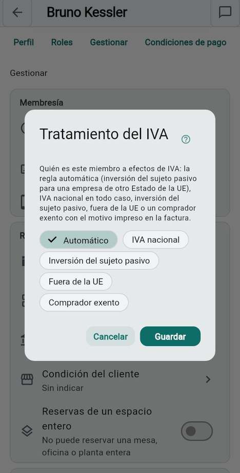 Tratamiento del IVA