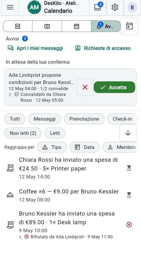 Avvisi finanziari