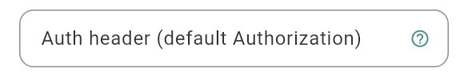 Auth header