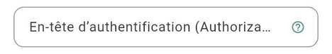 En-tête d'authentification