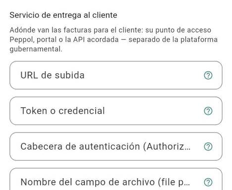 Servicio de entrega al cliente