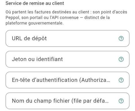 Service de remise au client