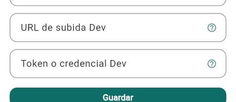 Endpoint y token Dev