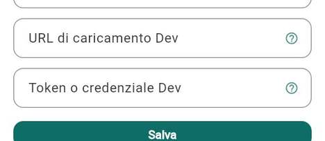 Endpoint e token Dev