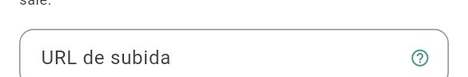 URL de subida