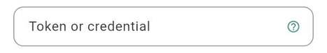 Token or credential