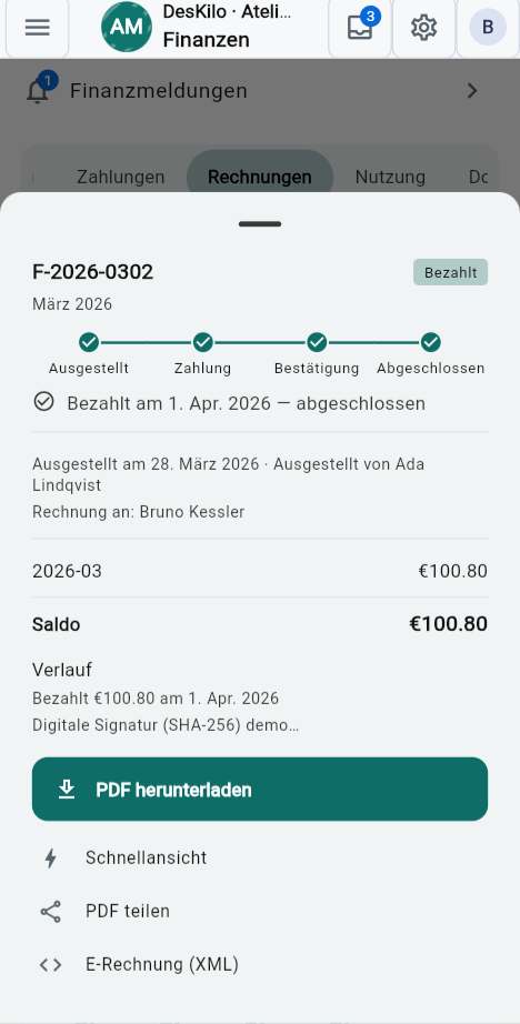 Ihre Rechnungen